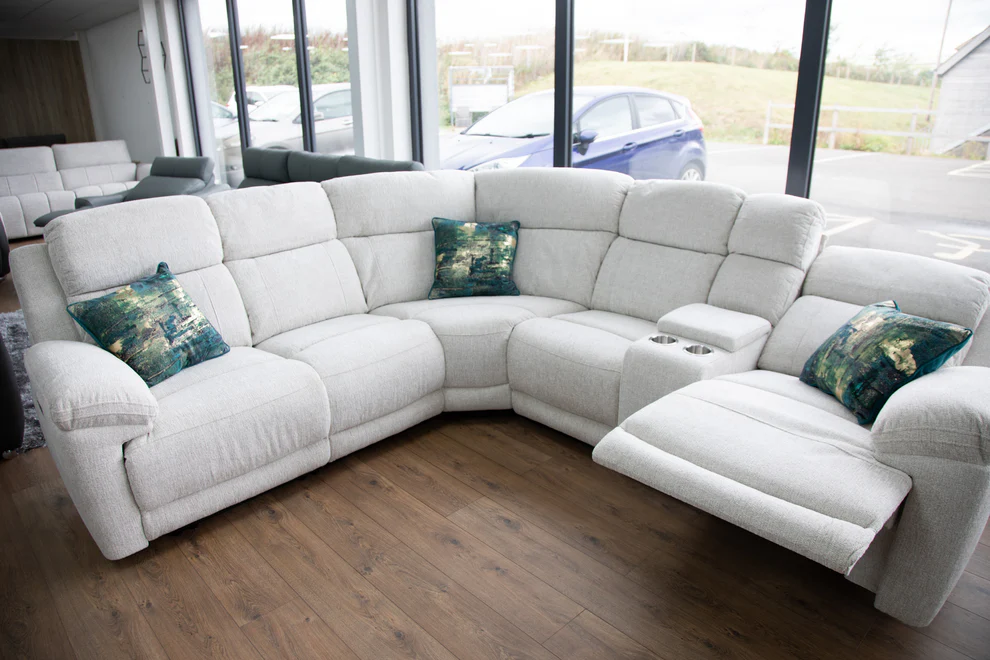 Owen Electric Recliner Sofa - Large Corner