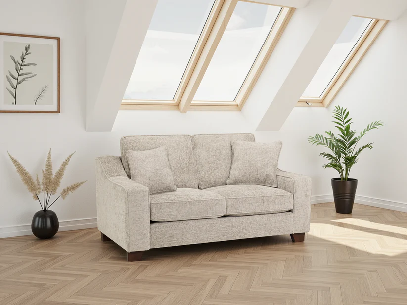 Nebraska Sofa Stone 2 Seater