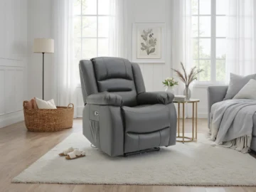 Alva Electric Recliner Sofa Grey Armchair