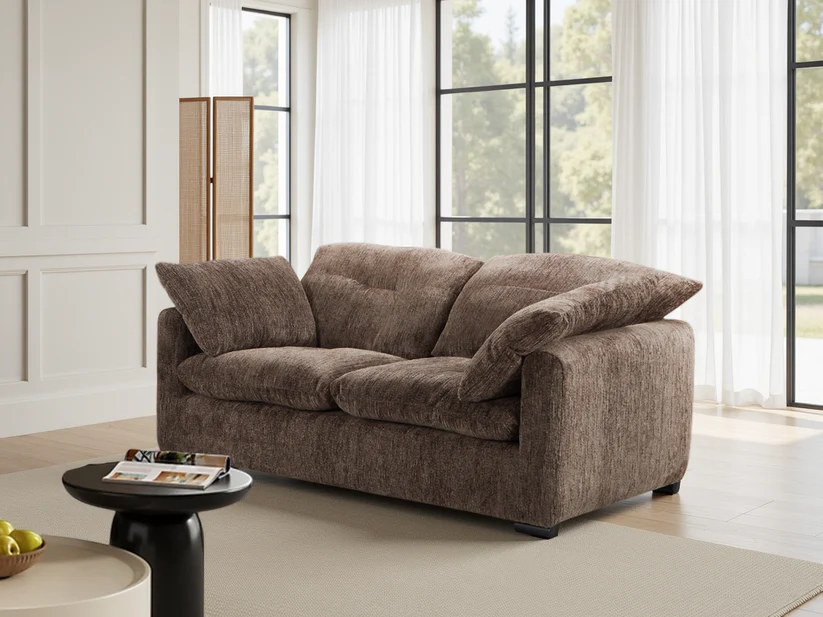 Quetta Sofa Brown 2 Seater