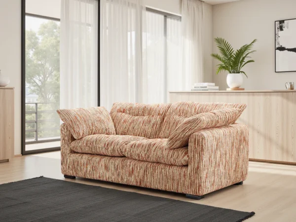 Quetta Sofa Rust/Beige 2 Seater