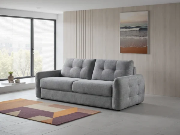 Athens Sofabed Grey 3 Seater