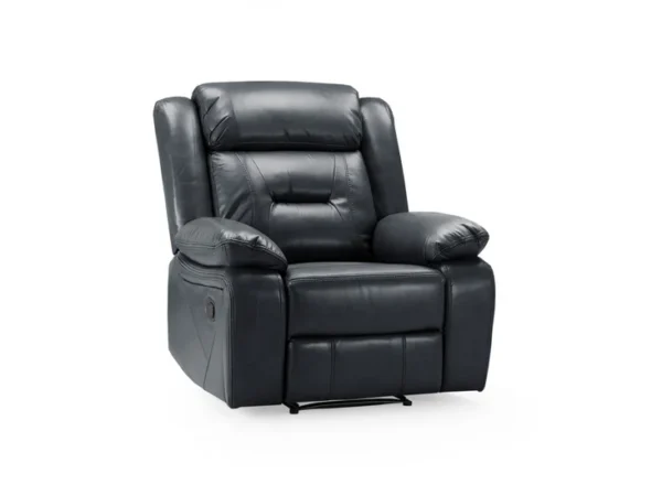 Novie Recliner Sofa Black Armchair