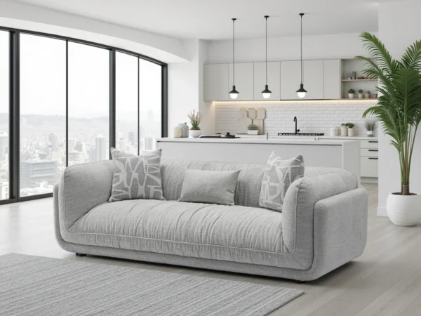 Oxford Sofa Grey 3 Seater