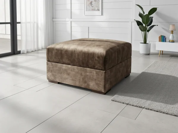 Serena Sofa Brown Footstool