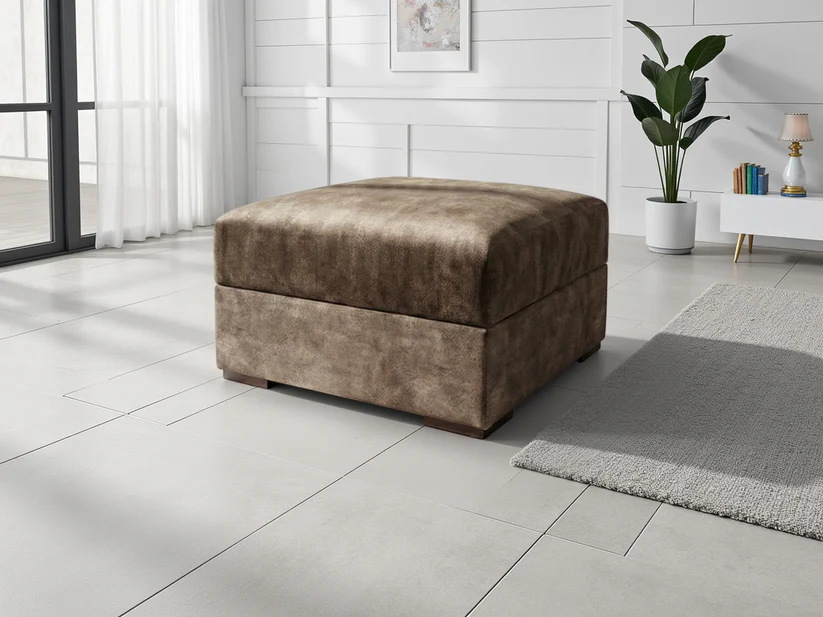 Serena Sofa Brown Footstool
