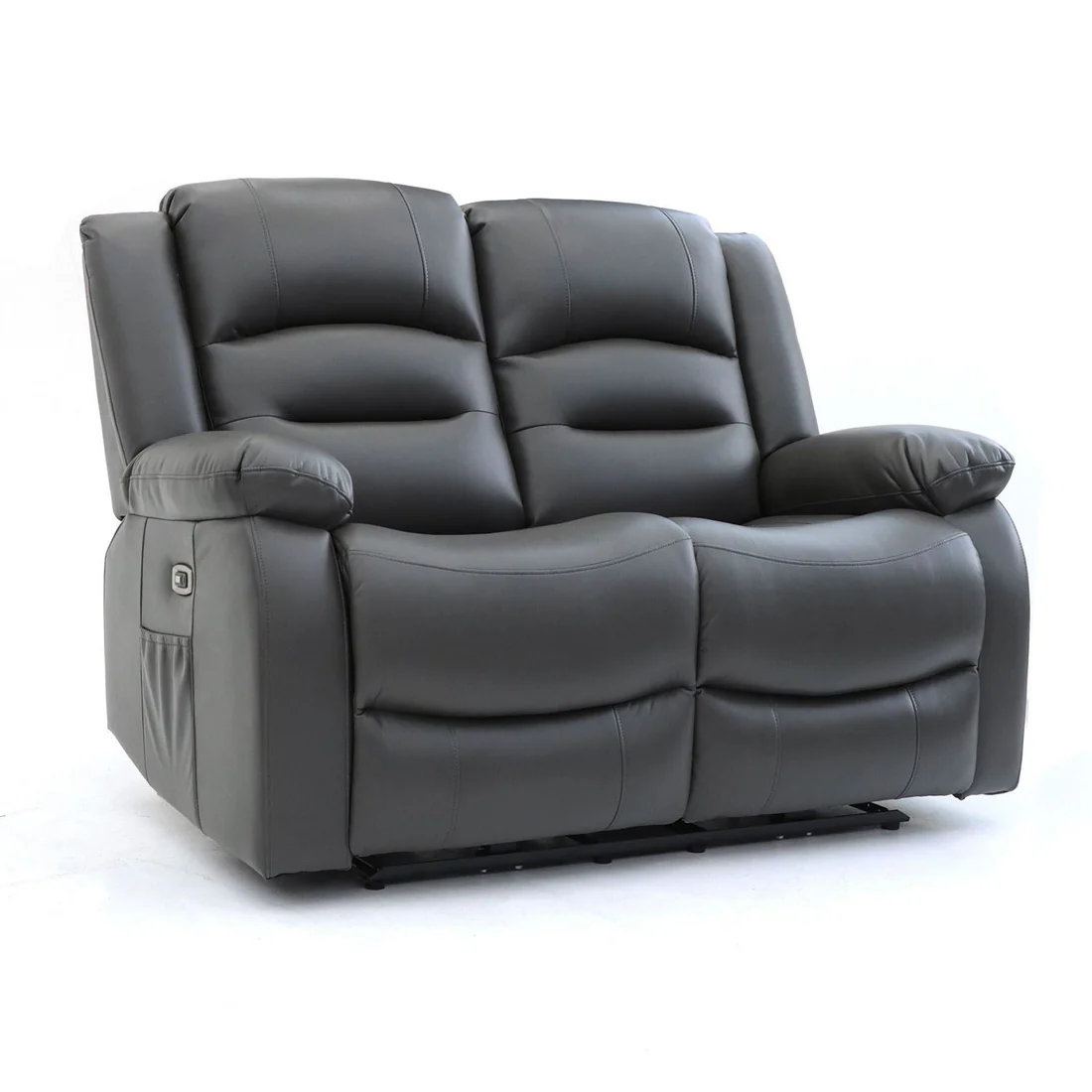 Alva Electric Recliner Sofa Grey 2 Seater - Image 2